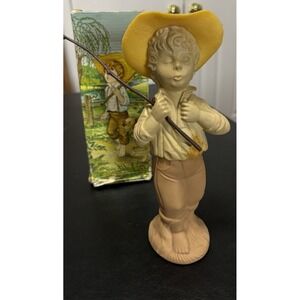 Vintage 1976 Avon Catch-a-Fish Sonnet Cologne Bottle Collector Decanter with Box